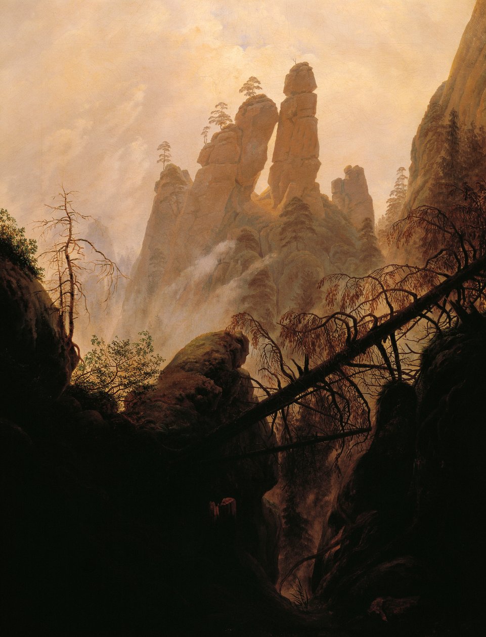 Ravin rocheux, par Caspar David Friedrich (1774-1840) - Caspar David Friedrich
