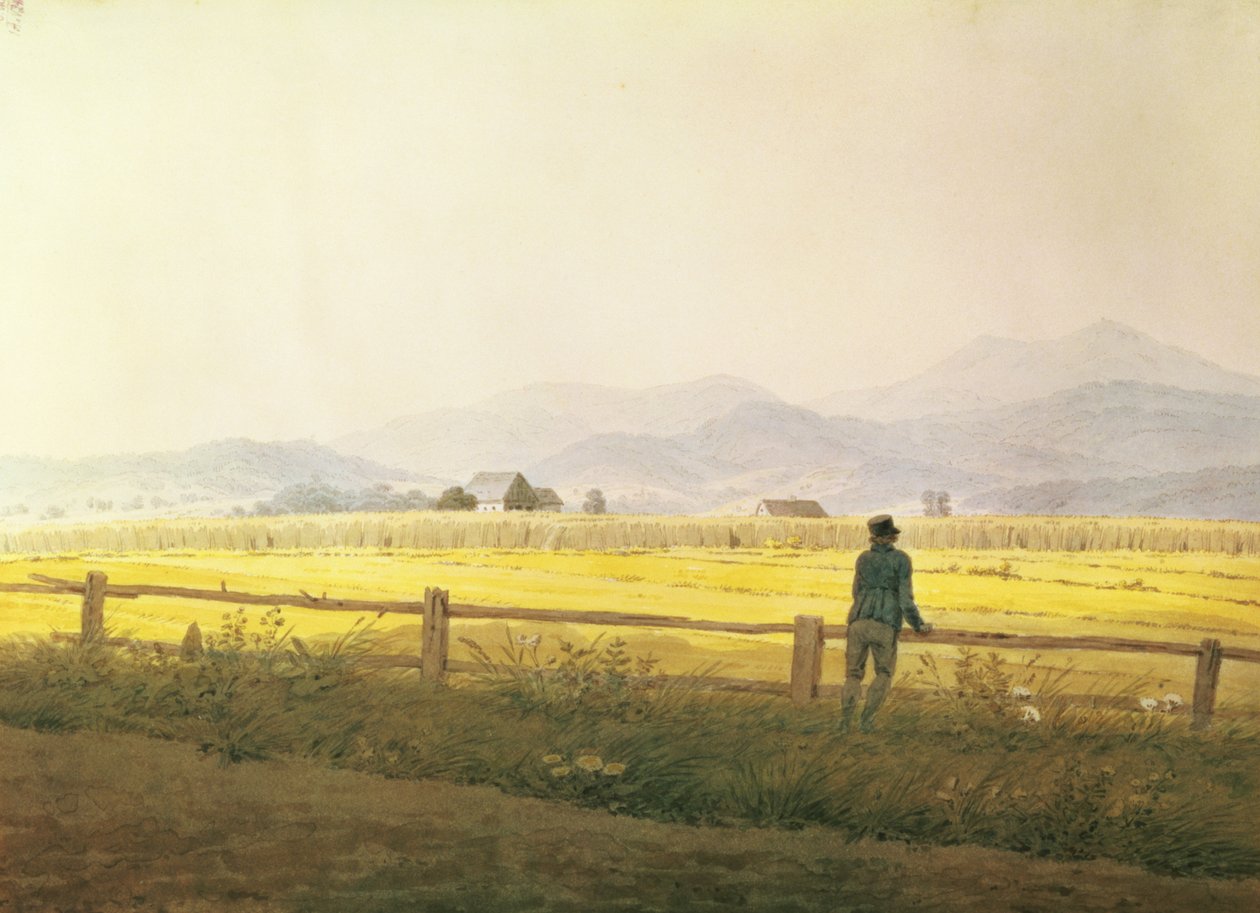 Vue de Schmiedebergerkamm, c.1837 - Caspar David Friedrich