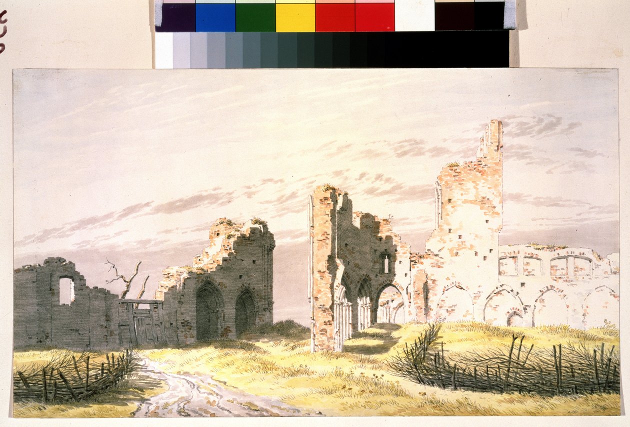 Vue des ruines d