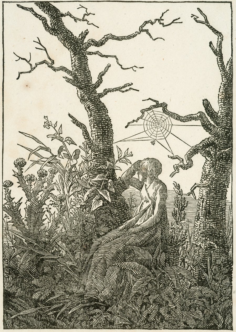 Femme avec une toile d
