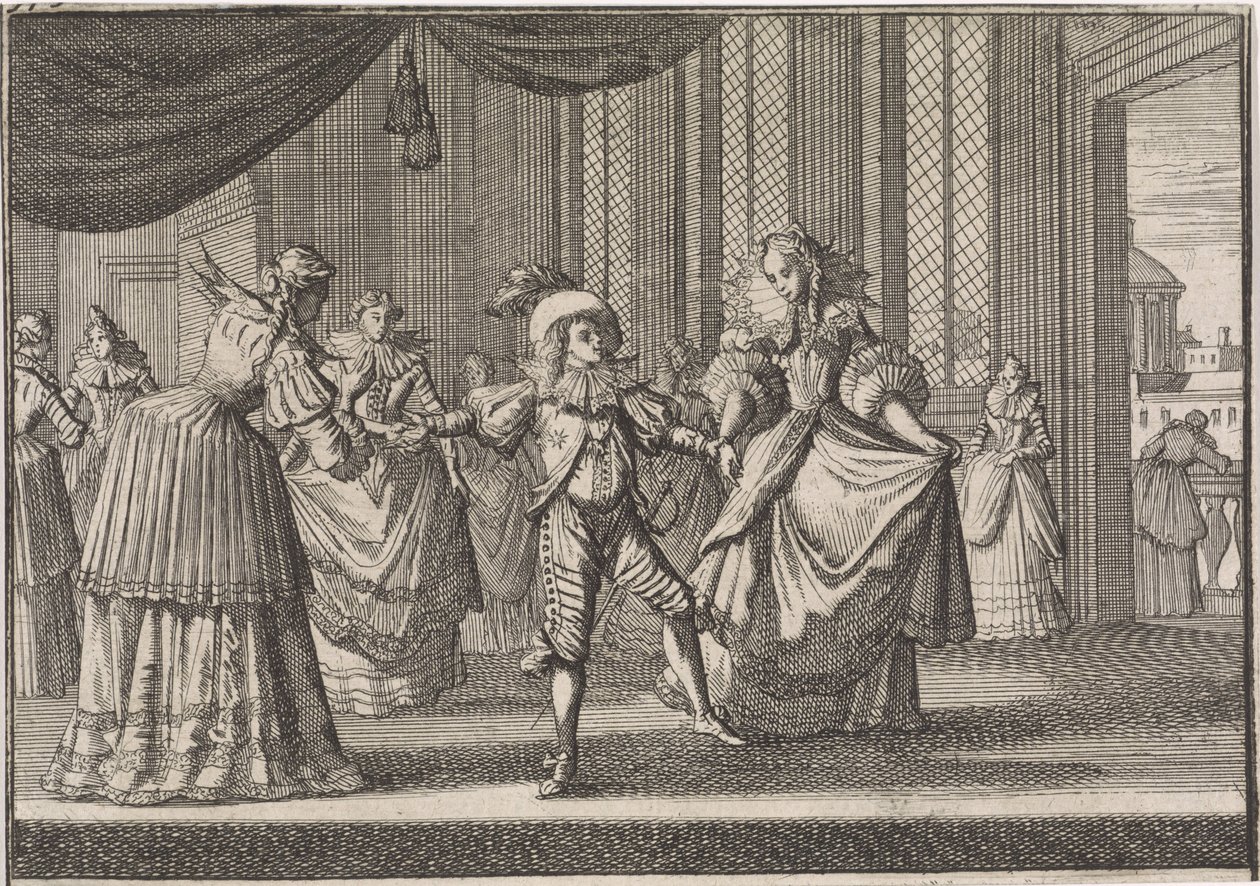 Éducation de Balthazar Charles, fils aîné du roi Philippe IV, 1642 - Caspar Luyken (attributed to)