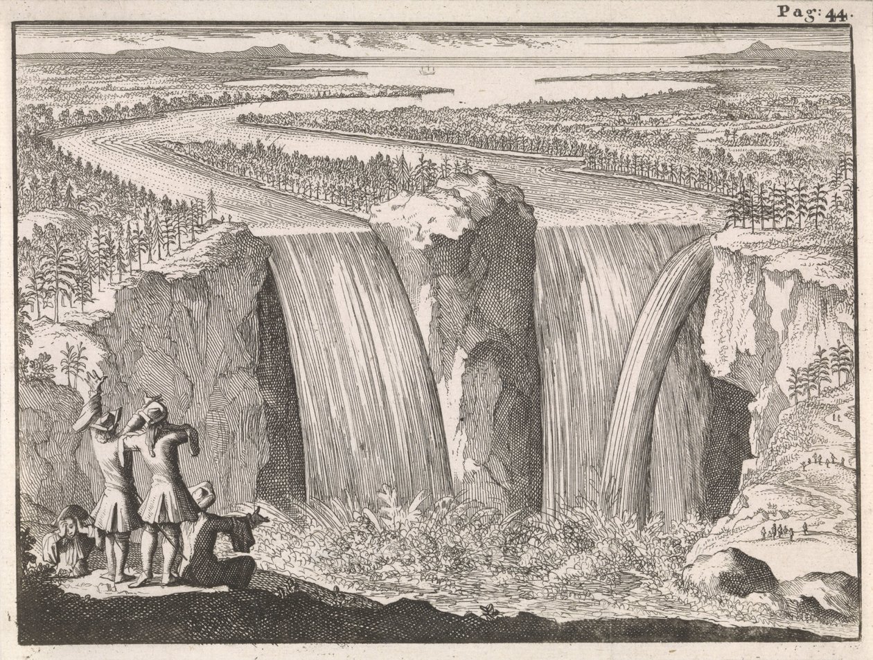 Chutes du Niagara - Caspar Luyken