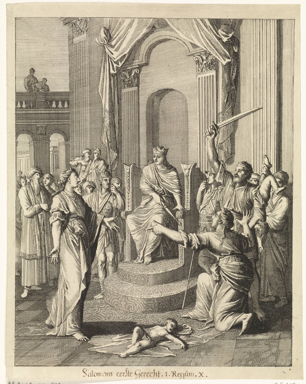 Le jugement de Salomon - Caspar Luyken