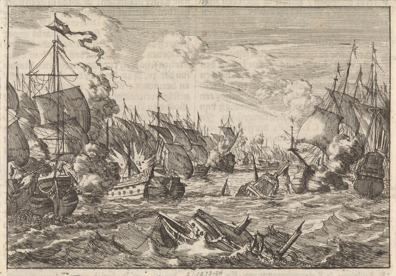 Bataille de Solebay, 1672 - Caspar Luyken