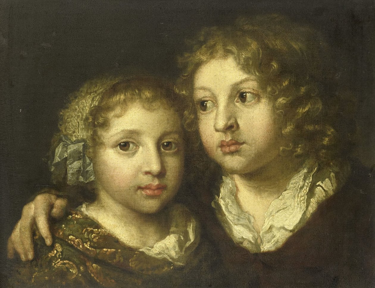 Une fille et un fils (Constantijn ?) de l