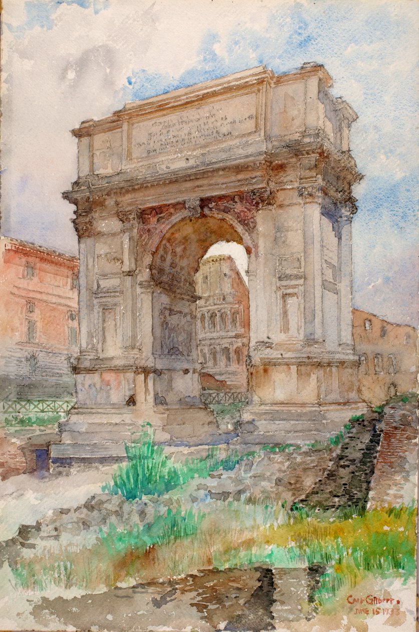 Arc de Titus, Rome, 1933 - Cass Gilbert