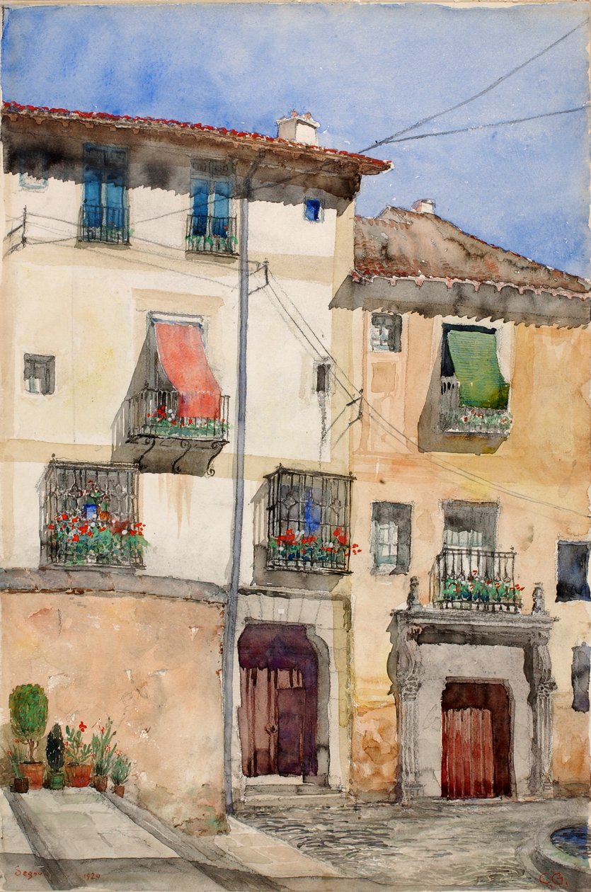 Maison ancienne à Ségovie, Espagne - Cass Gilbert