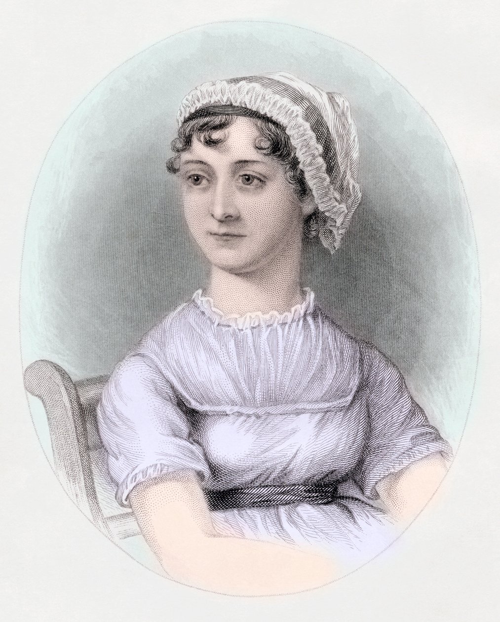 Portrait de Jane Austen, c.1850 - Cassandra (after) Austen