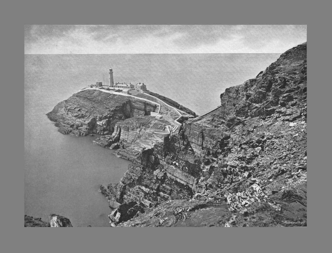 Phare de South Stack, Holyhead, c1900 - Catherall and Pritchard