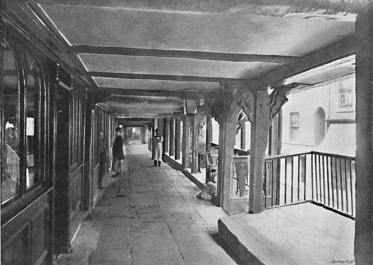 Watergate Street Row, Chester, vers 1896 - Catherall and Pritchard