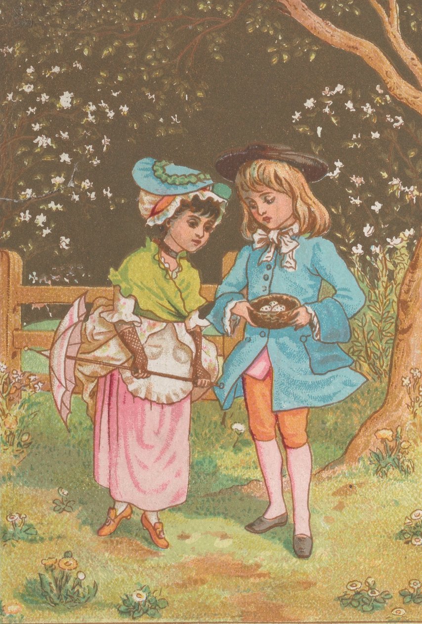 Valentine, vers 1880 - Catherine Greenaway