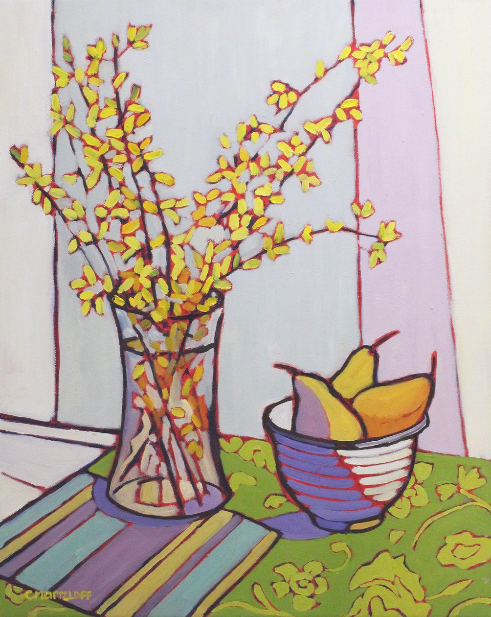 Collecte de Forsythia, 2023 - Catherine J Martzloff