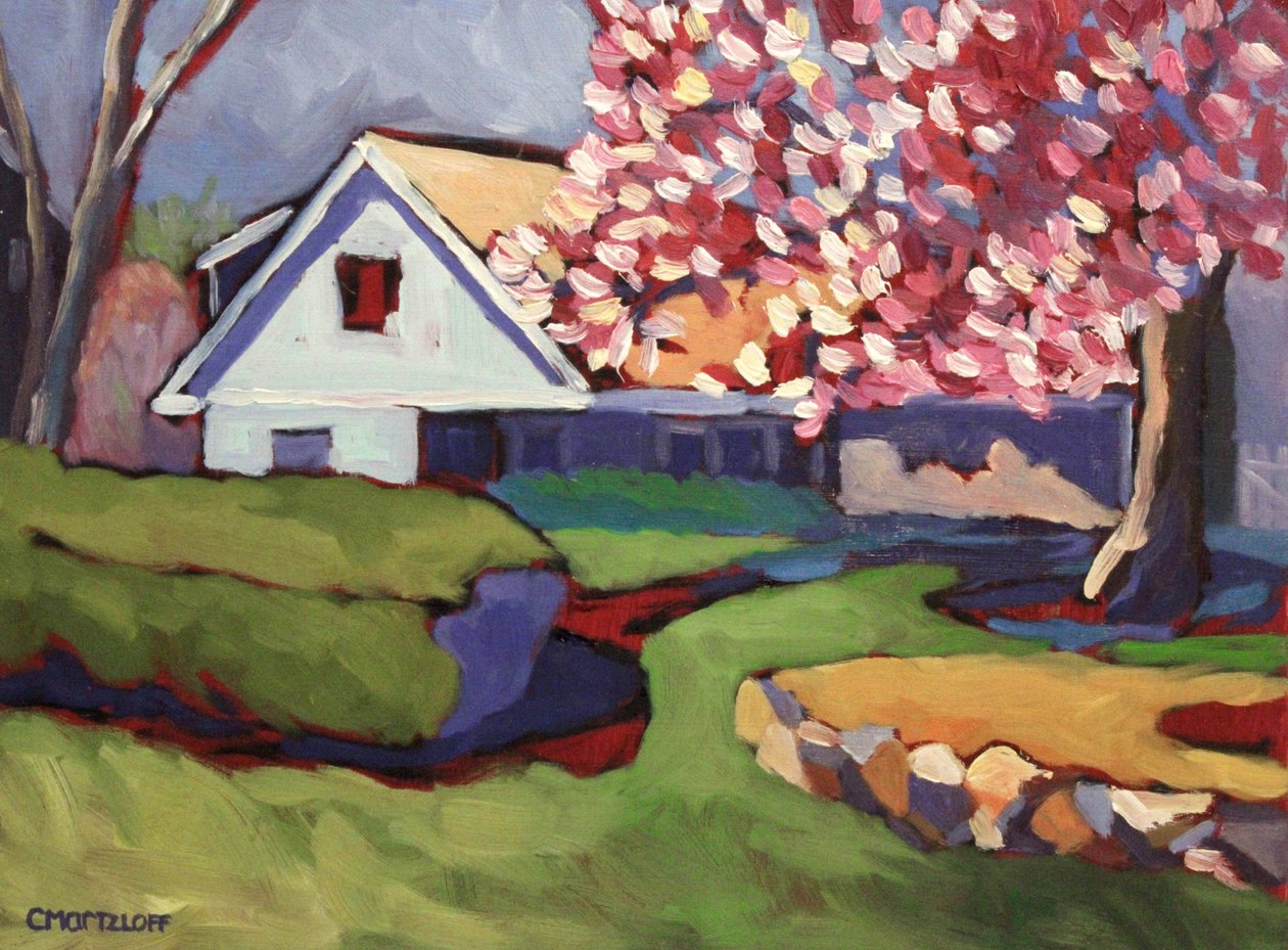 La Magnolia rose, 2018 - Catherine J Martzloff