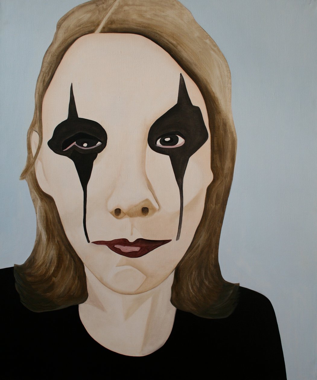 Le corbeau, 2003 (huile sur lin) - Cathy Lomax