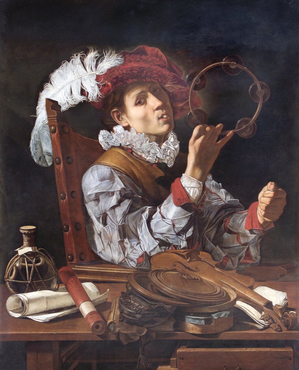 Un musicien, vers 1610 - Cecco de Caravaggio