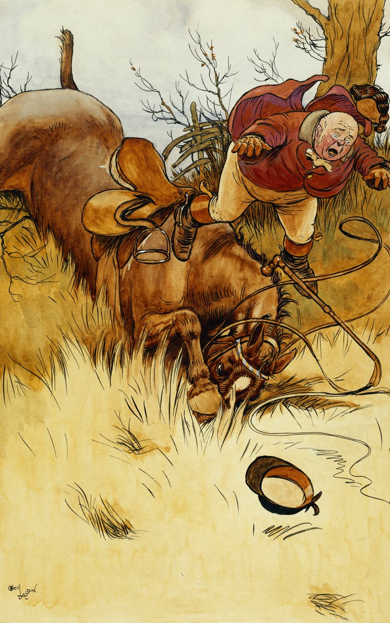 Une chute est une chose terrible - Cecil Charles Windsor Aldin