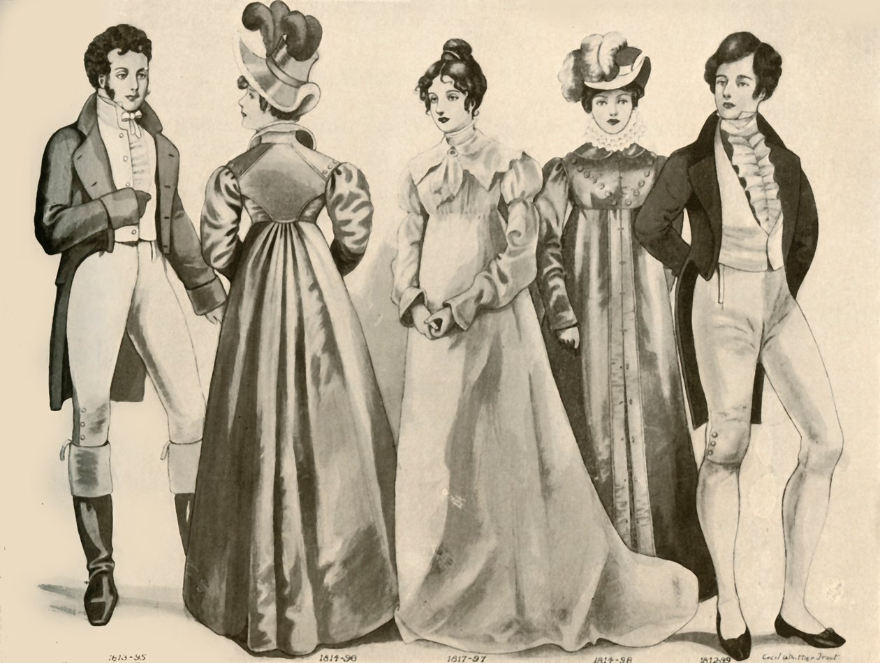 Vêtements de 1812-1828, 1907, 1937 - Cecil W. Trout