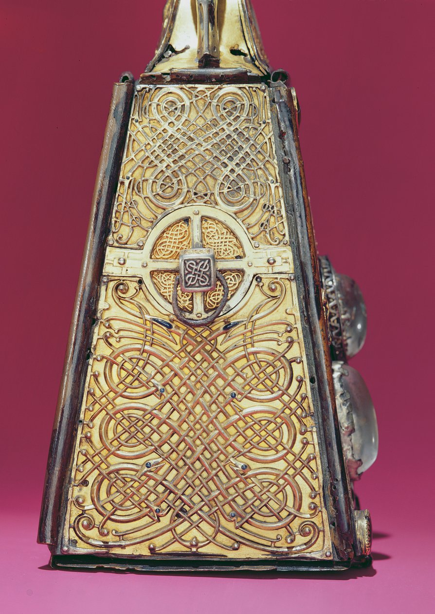 Le côté argenté du sanctuaire de la cloche de Saint Patrick, d