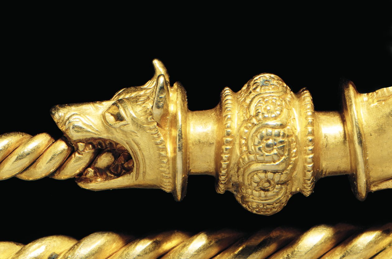 Fibule de guerrier La Tène très importante, détail - Celtic