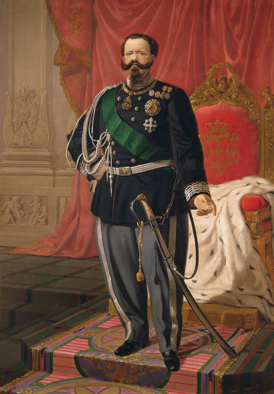 Portrait de Victor Emmanuel II d