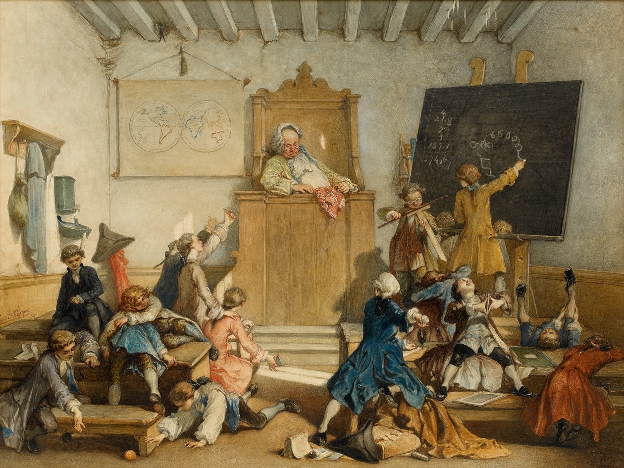 Éducation pour les privilégiés, une école pour les enfants de courtisans, Vienne, 1867 - Cesare Felix dell Acqua