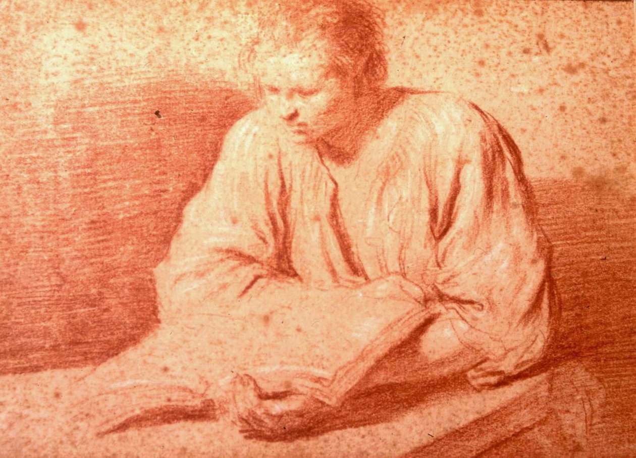 Homme lisant - Cesare Gennari