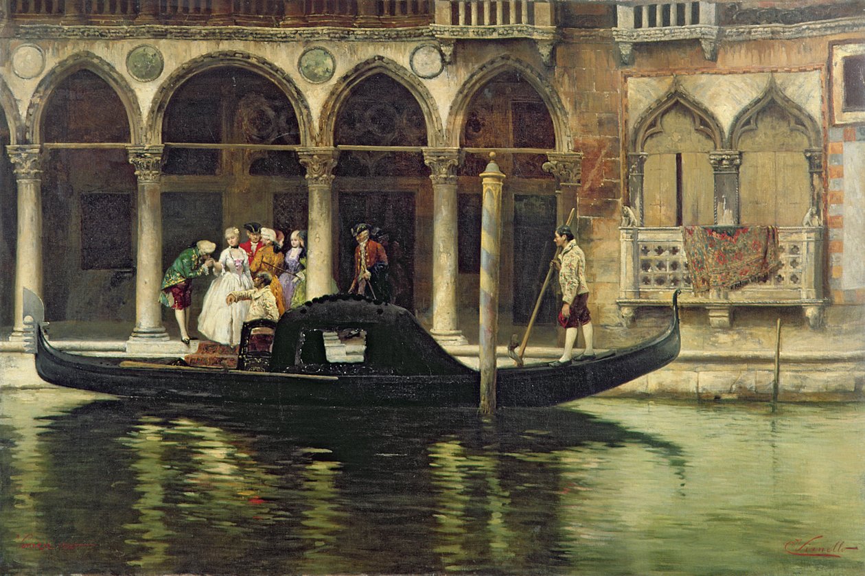 Les départs, 1890 - Cesare Vianello