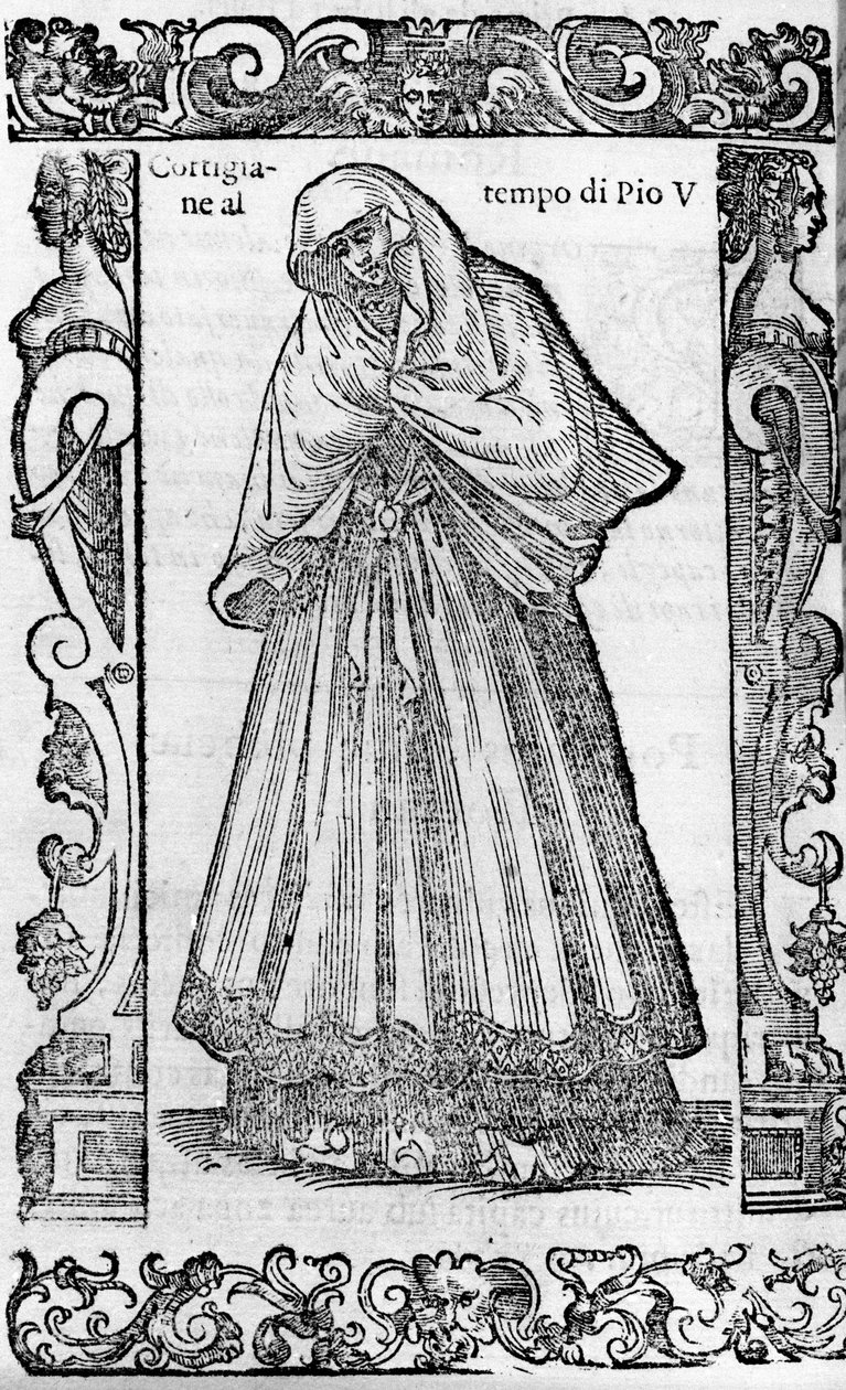 Renaissance : une courtisane à l