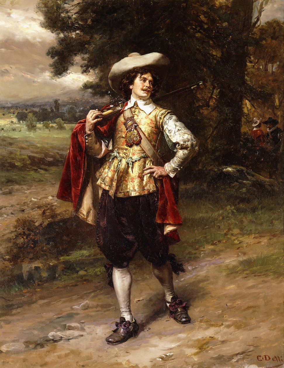 Un Cavalier - Cesare Auguste Detti