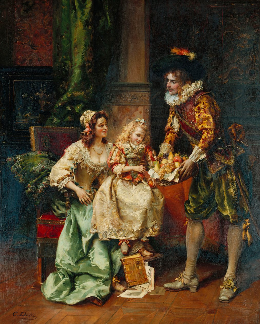 Le panier de fruits - Cesare Auguste Detti