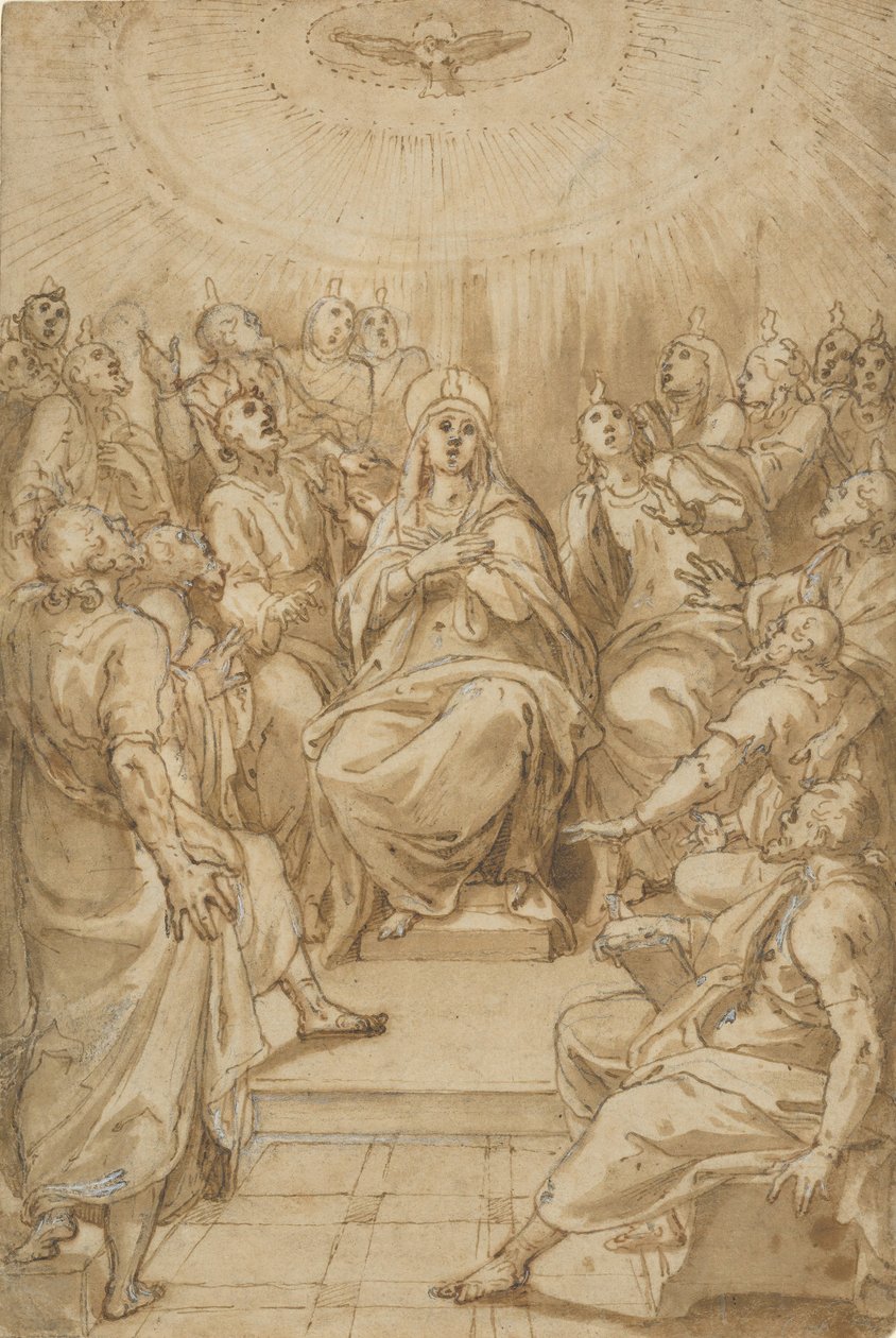 La Pentecôte, vers 1576 - Cesare Nebbia