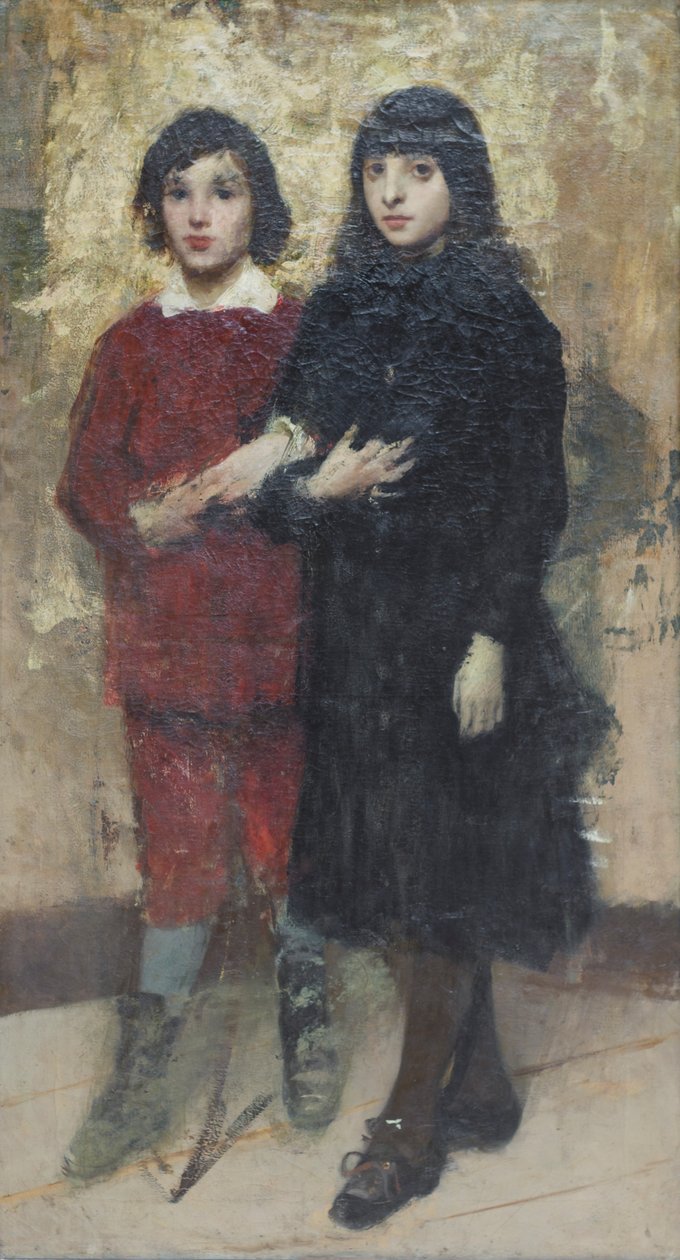 Deux cousins, Cesare Tallone - Cesare Tallone
