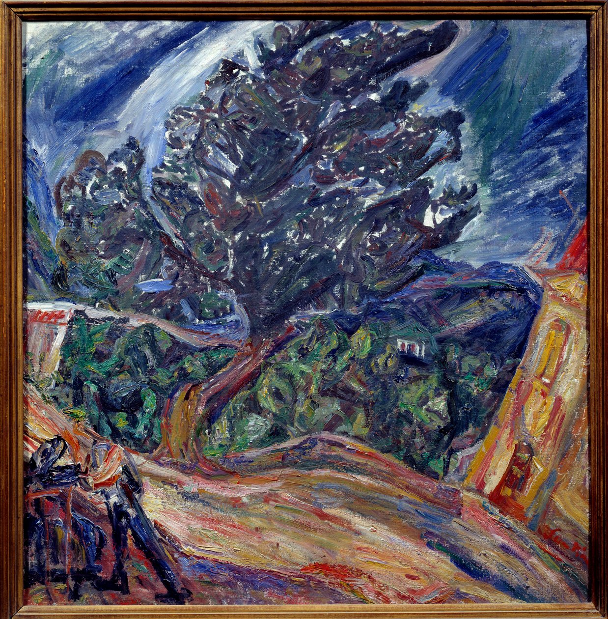 Big Tree Blue Peinture par Chaim Soutine | Chaim Soutine