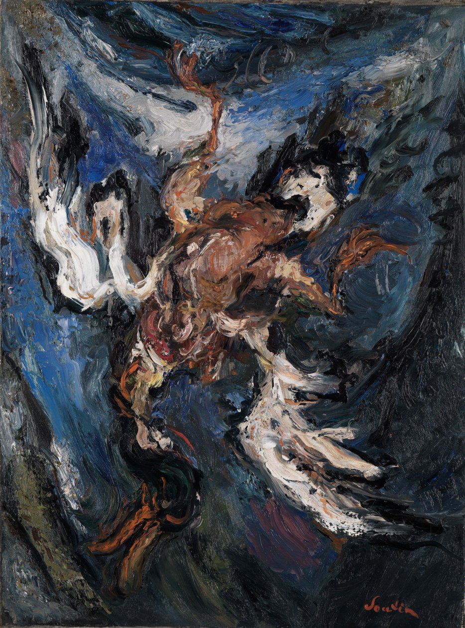 Canard sur fond bleu - Chaim Soutine