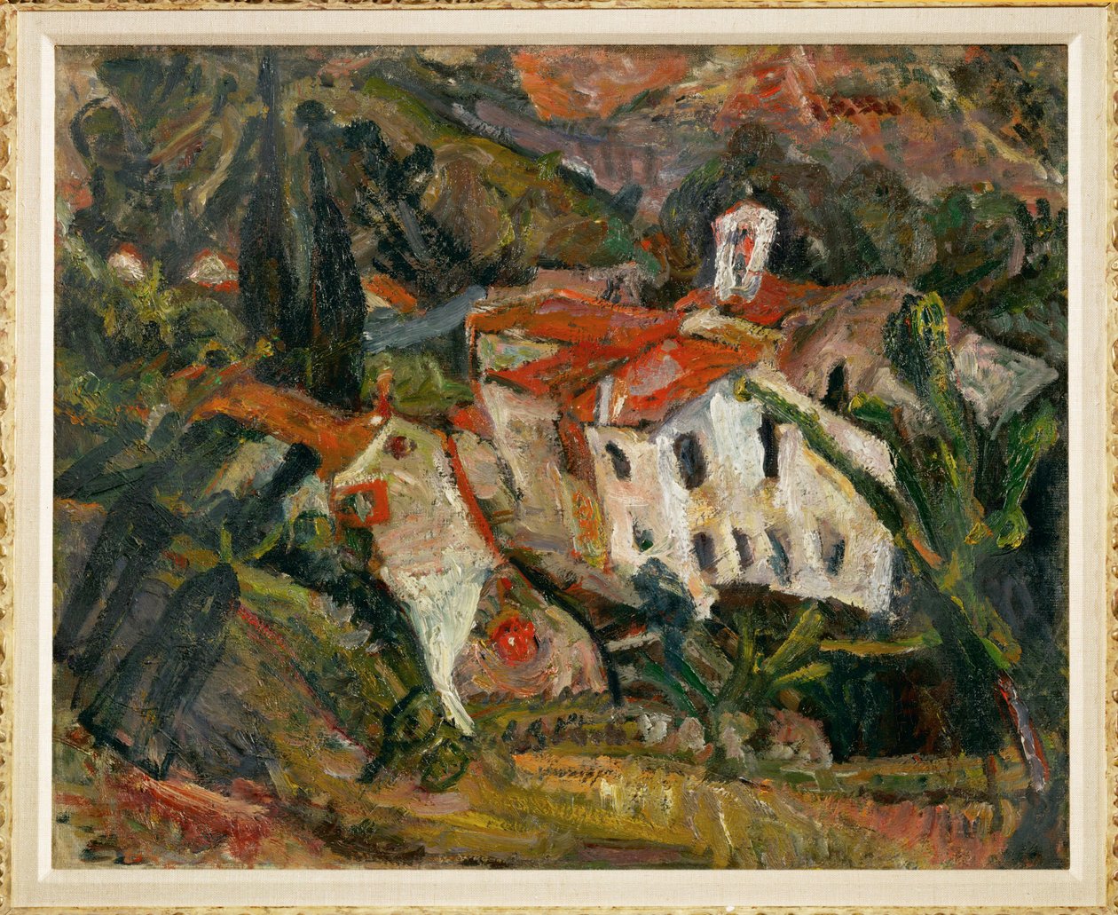 Paysage de Céret, vers 1920 (peinture sur toile) - Chaim Soutine
