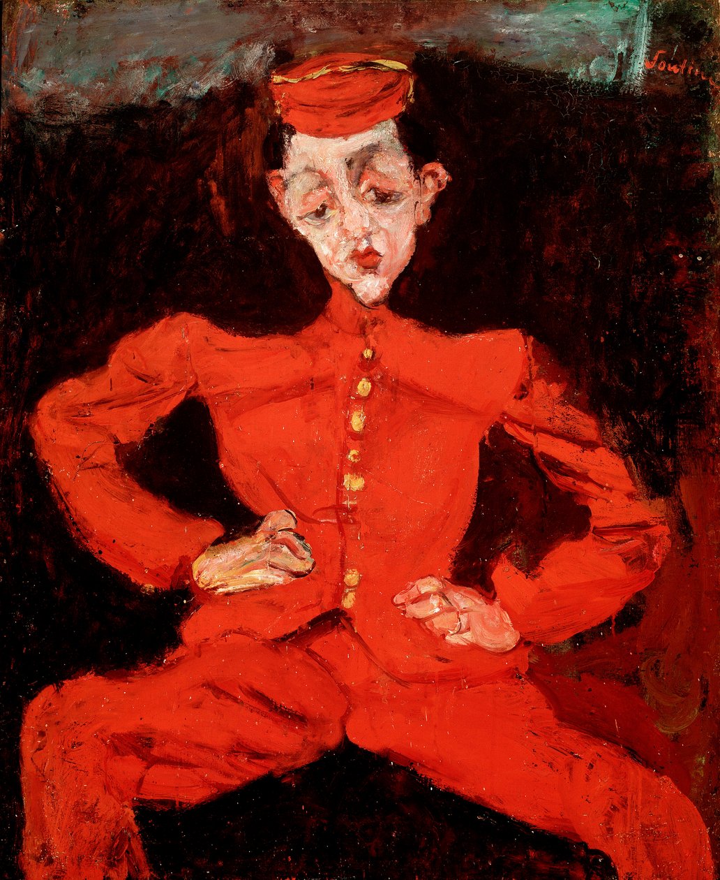 Le Groom. Peinture par Chaïm Soutine - Chaim Soutine