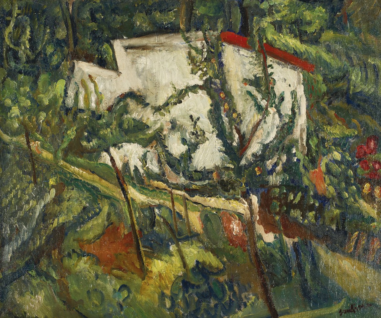 Maison de Clamart, c. 1918 | Chaim Soutine | Estampe d'art