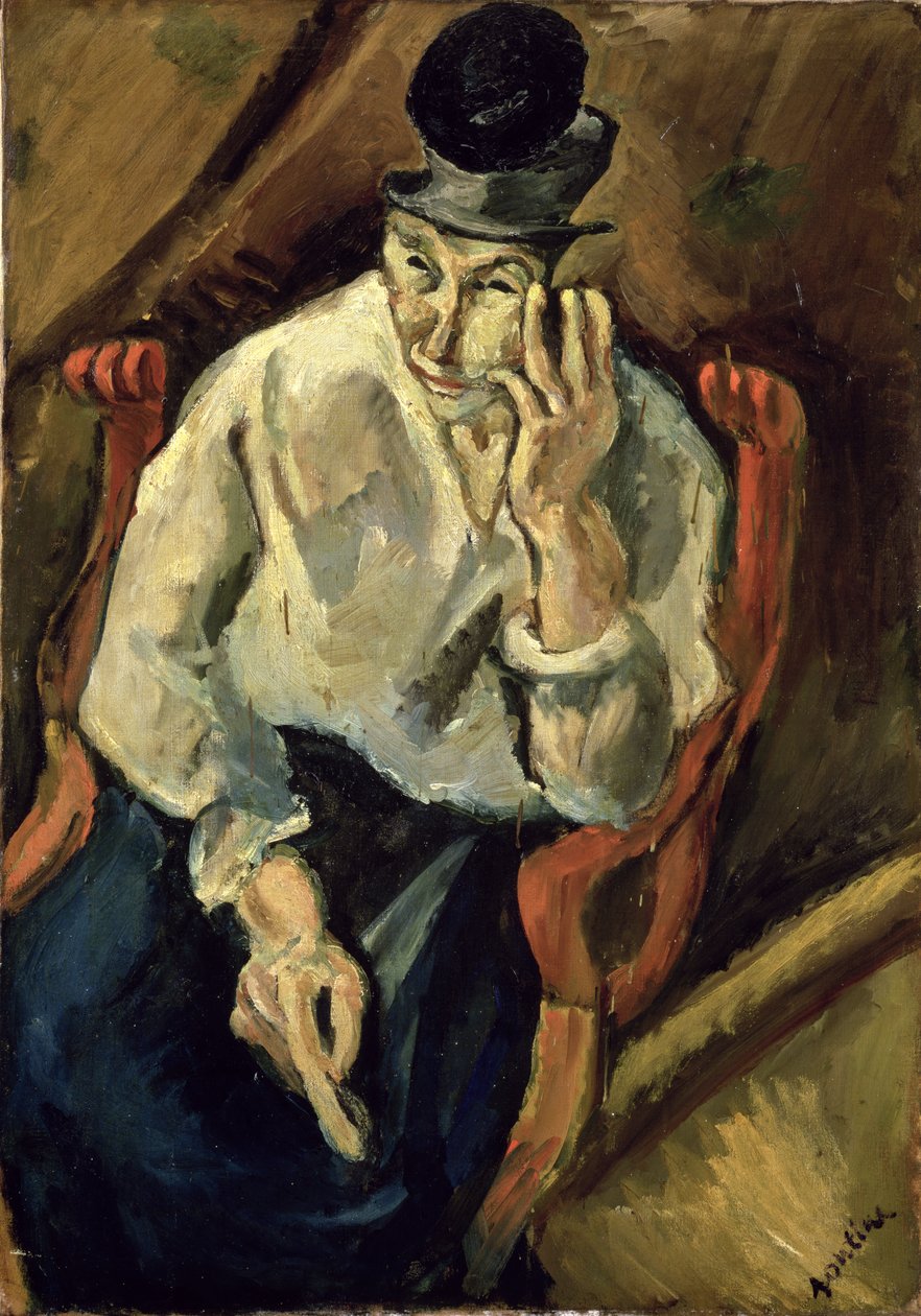 Homme avec un chapeau, c.1900 - Chaim Soutine