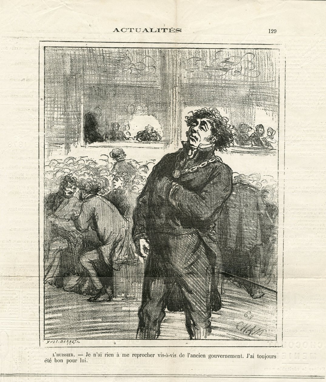 Illustration de Cham (1819-1879) dans Le Charivari - Amédée de Noé