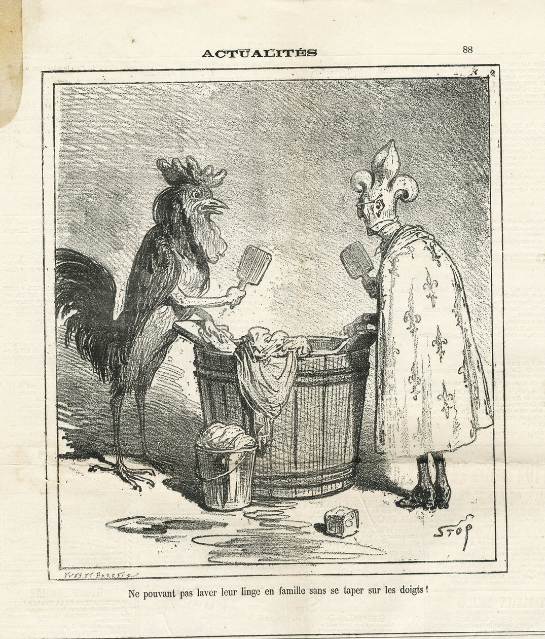 Illustration de Cham (1819-1879) dans Le Charivari - Amédée de Noé