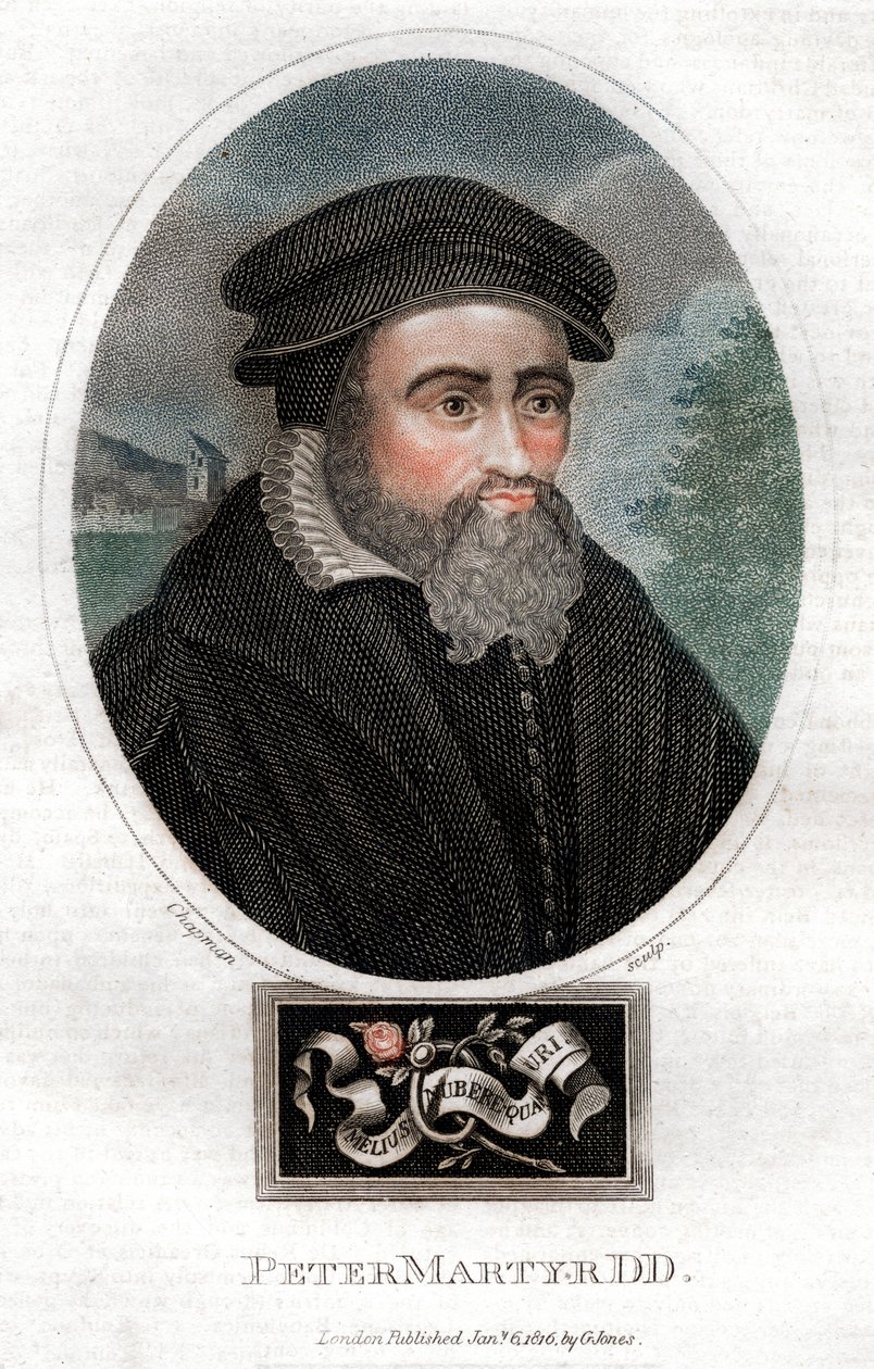 Pietro Martire Vermigli 1499-1562, théologien italien, 1816 - Chapman and Co