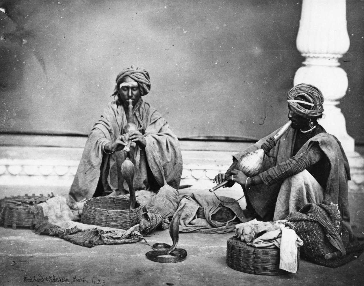 Charmeurs de serpents, c.1863 - Charles Robertson