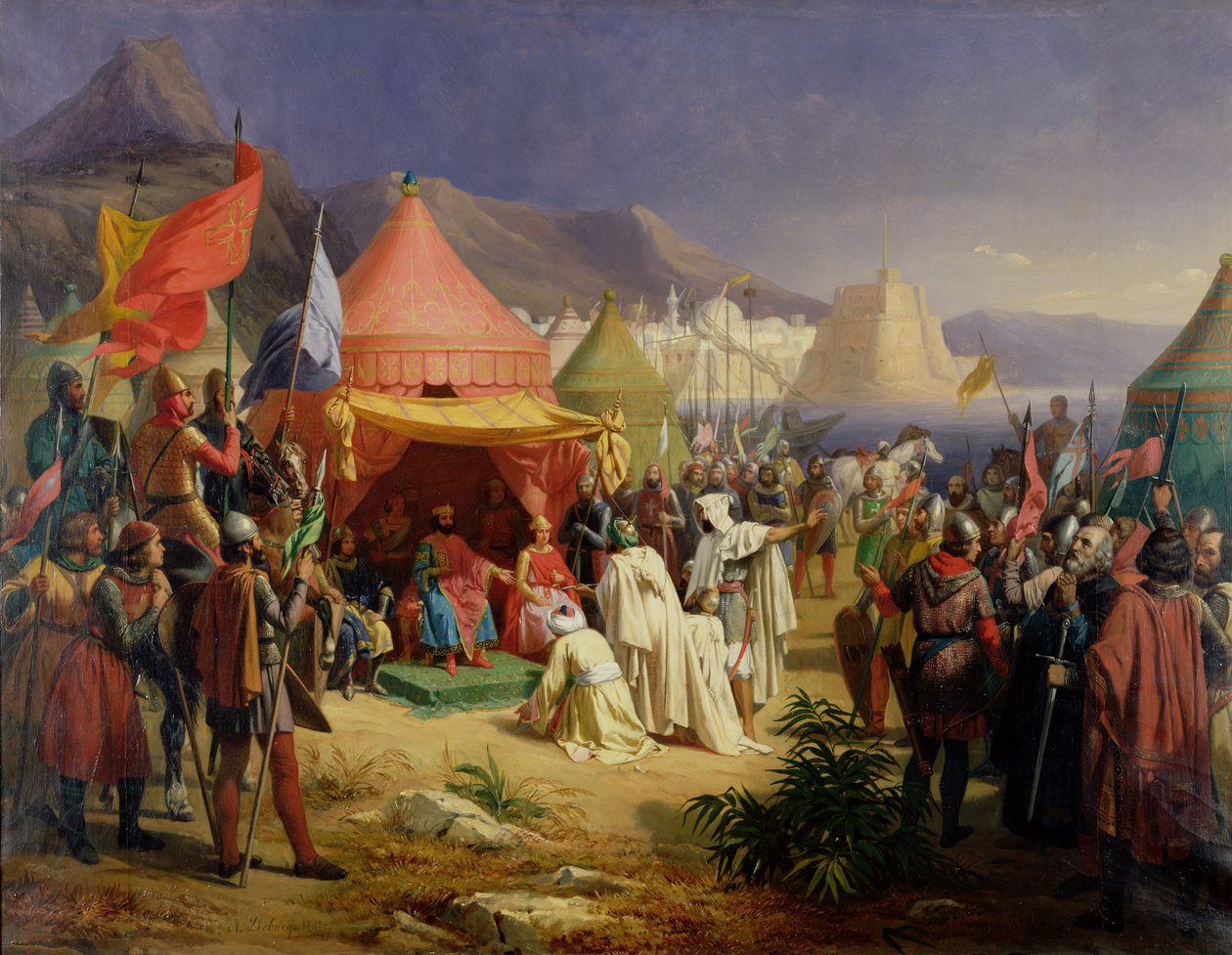 La Prise de Tripoli, avril 1102, 1842 - Charles Alexandre Debacq