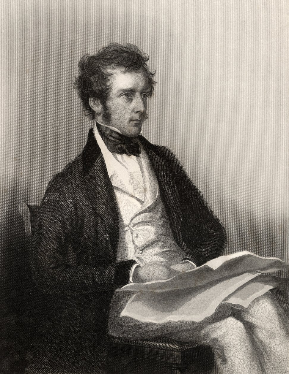 Charles Pelham Villiers, gravé par J. Cochran, de 