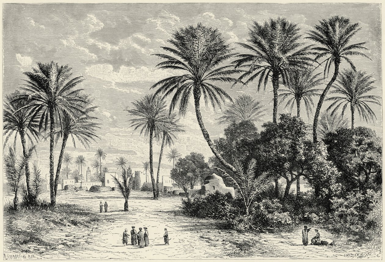 Oasis de Gafsa : Tunis - Charles Barbant