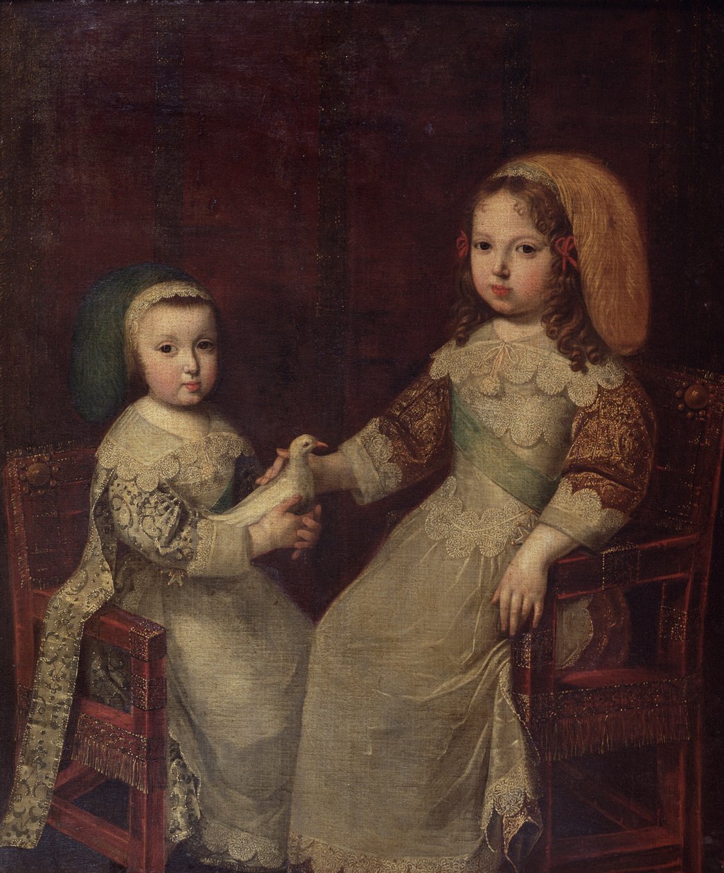 Le roi Louis XIV (1638-1715) enfant avec Philippe I, duc d