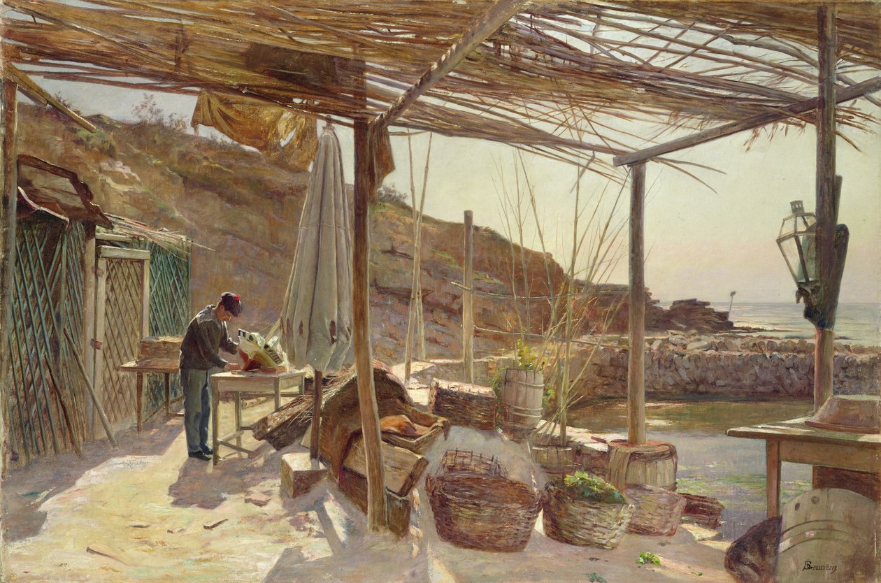 Le magasin à Ciotat, avant 1903 - Charles Beauverie