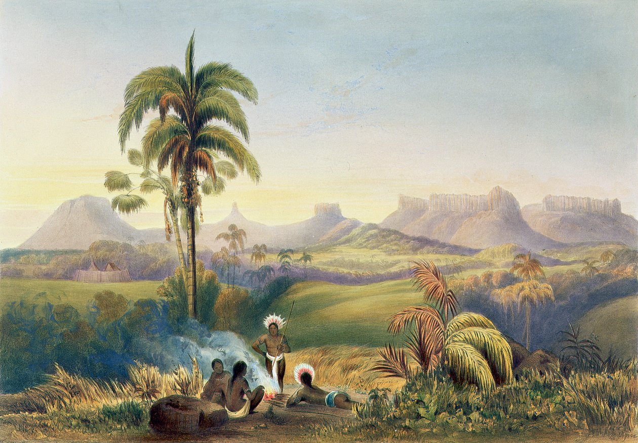 Roraima, une remarquable chaîne de montagnes de grès en Guyane, de 