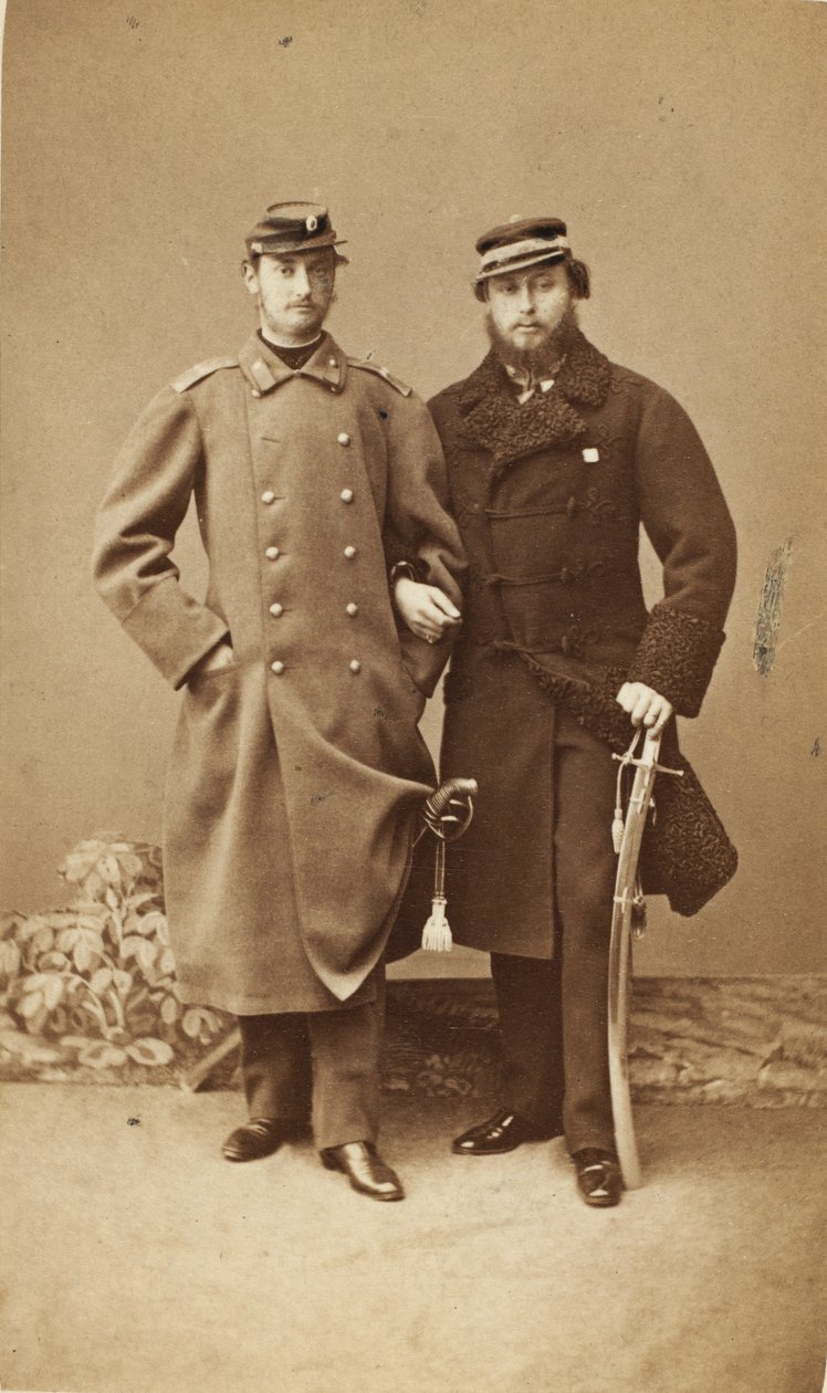 Le prince de Galles et le prince héritier Frédéric du Danemark - Charles Bergamasco