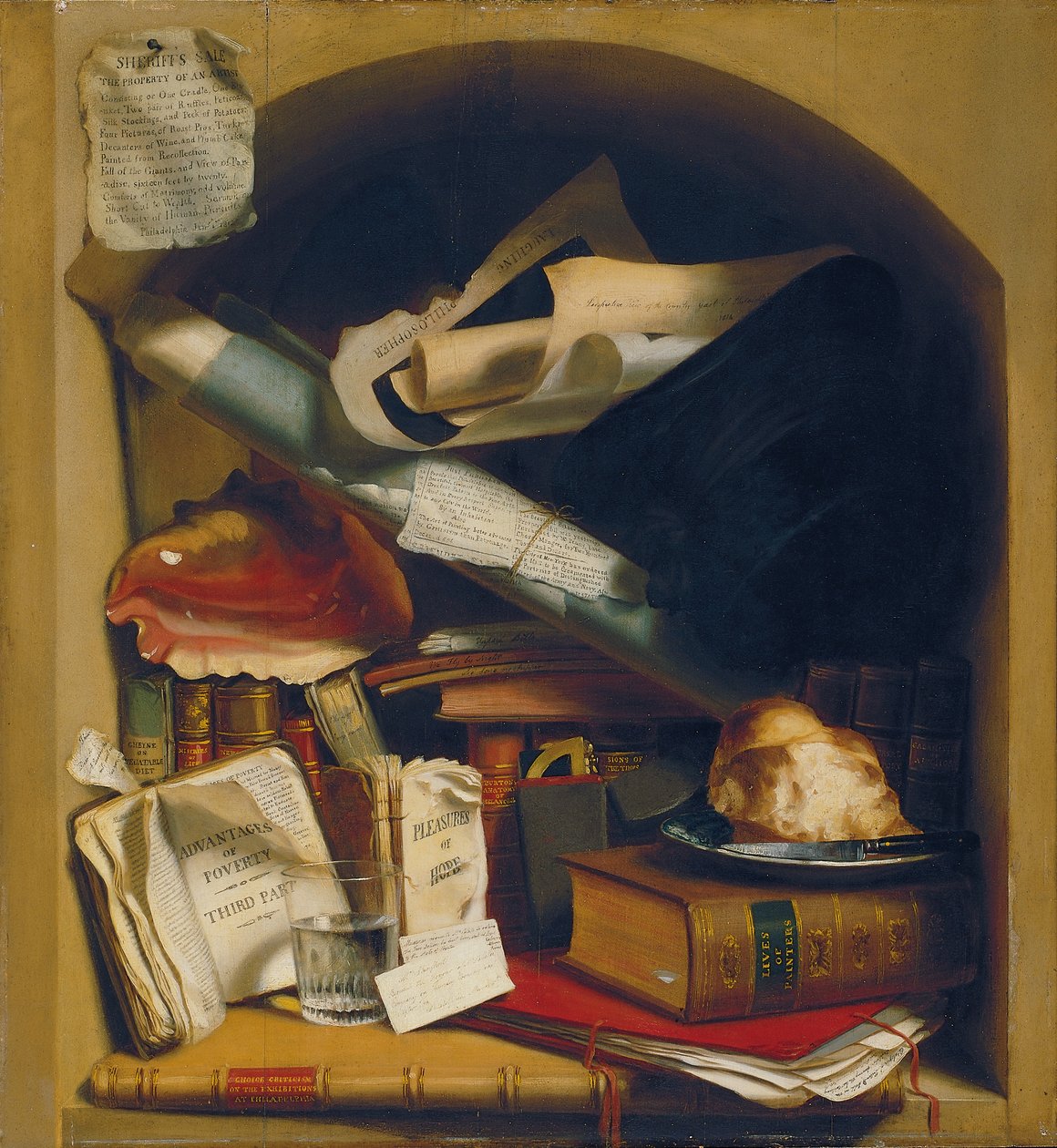 Le placard du pauvre artiste, vers 1815 - Charles Bird King